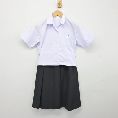 【中古】静岡県 沼津東高校 女子制服 2点（シャツ・スカート）sf031300