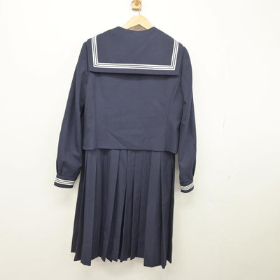 【中古】東京都 桜道中学校 女子制服 4点（セーラー服・ジャンパースカート）sf031302