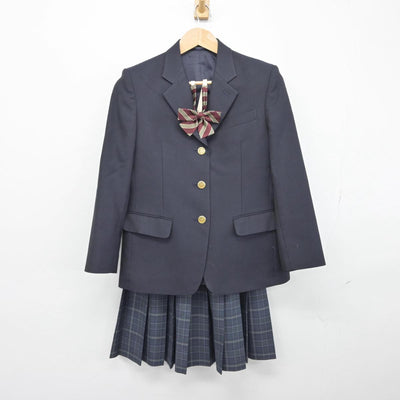 【中古】京都府 堀川高等学校 女子制服 3点（ブレザー・スカート）sf031310