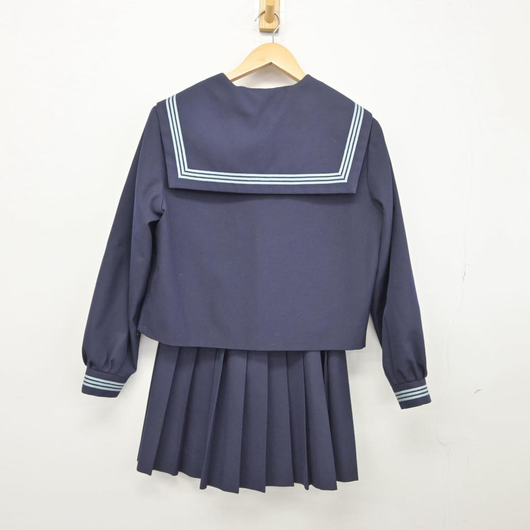 中古】滋賀県 唐崎中学校 女子制服 3点(セーラー服・スカート 中古】滋賀県 唐崎中学校 女子制服 3点(セーラー服・スカート