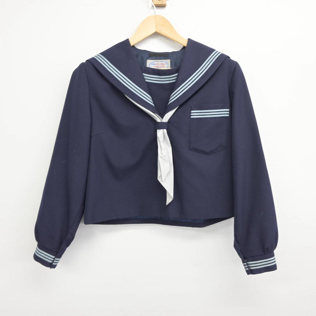 【中古】滋賀県 唐崎中学校 女子制服 3点（セーラー服・スカート）sf031312 | 中古制服通販パレイド