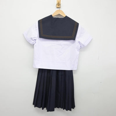 【中古】香川県 香川大学教育学部附属坂出中学校 女子制服 2点（セーラー服・スカート）sf031315