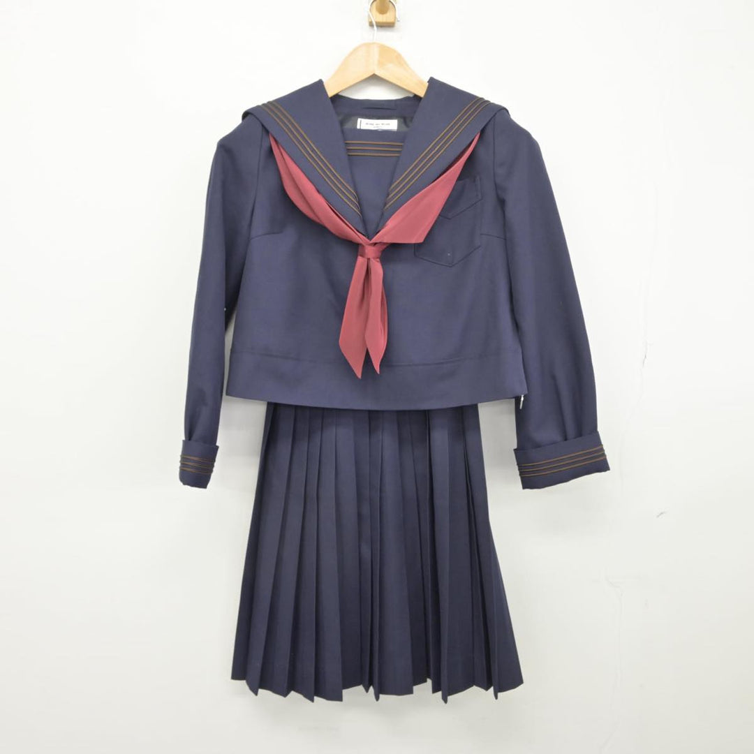 【中古】香川県 香川大学教育学部附属坂出中学校 女子制服 3点（セーラー服・スカート）sf031318 | 中古制服通販パレイド