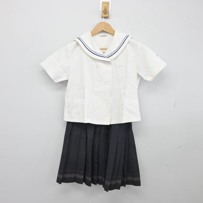 【中古】福岡県 常葉高等学校 女子制服 3点（セーラー服・スカート）sf031326