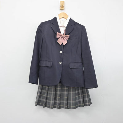 【中古】愛知県 至学館高等学校 女子制服 4点（ブレザー・シャツ・スカート）sf031336