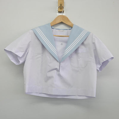 【中古】愛知県 淑徳高等学校 女子制服 2点（セーラー服・スカート）sf031345