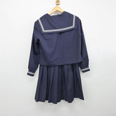 【中古】大阪府 貝塚市立第一中学校 女子制服 3点（セーラー服・スカート）sf031353