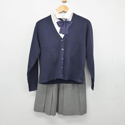 【中古】大阪府 四天王寺高等学校 女子制服 5点（ブレザー・ニット・シャツ・スカート）sf031362