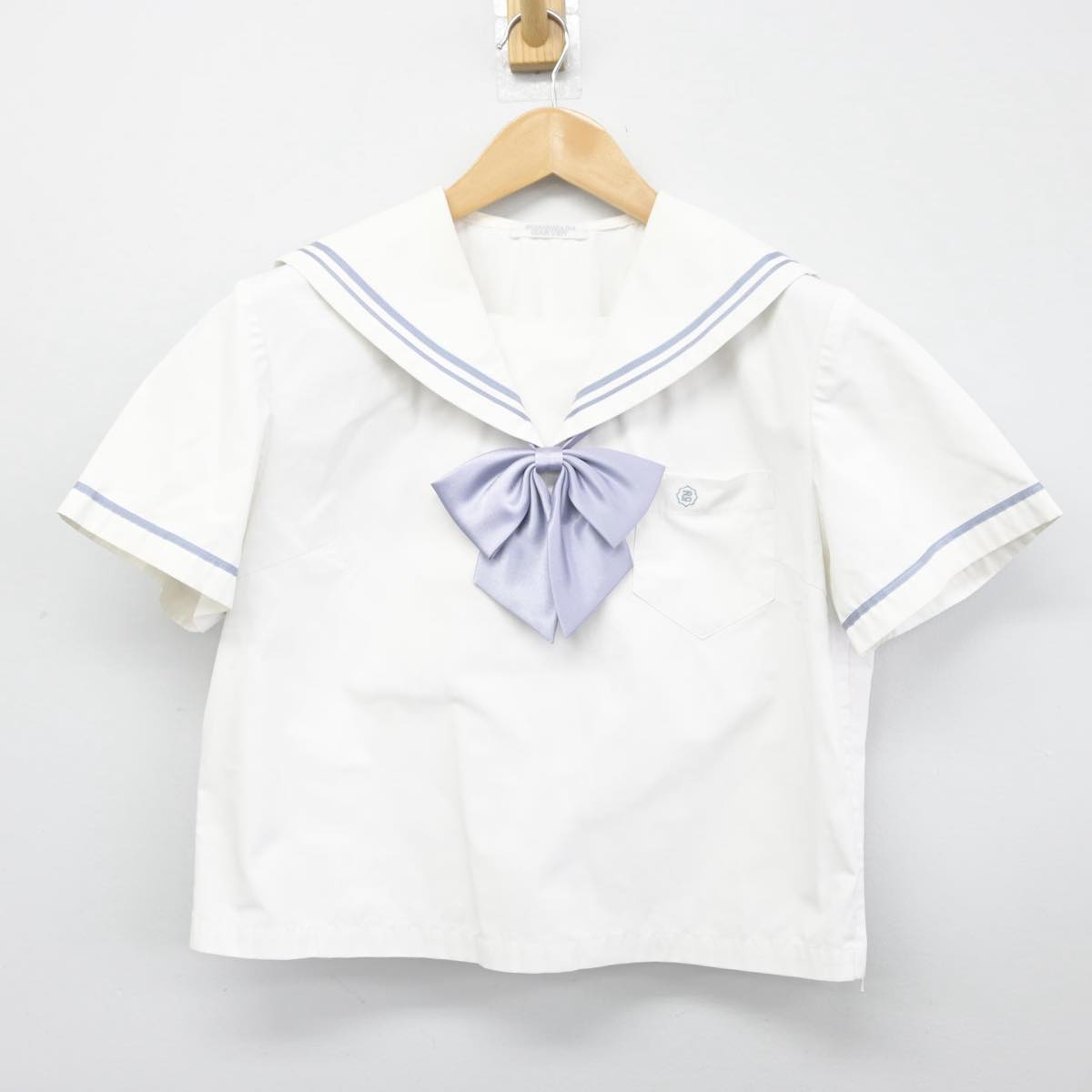 【中古】愛知県 名古屋女子大学高等学校 女子制服 3点（セーラー服・スカート）sf031369