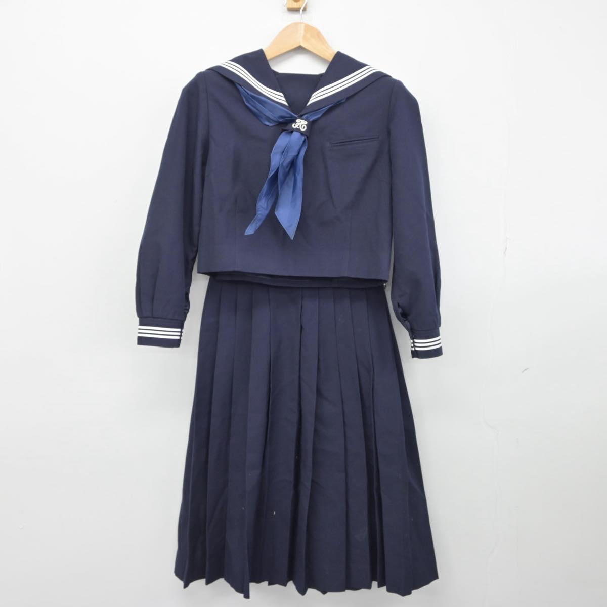 【中古】千葉県 松戸市立第一中学校 女子制服 3点（セーラー服・スカート）sf031373