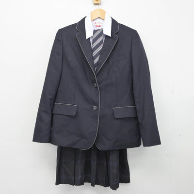 【中古】神奈川県 横浜デザイン学院 高等課程 女子制服 4点（ブレザー・シャツ・スカート）sf031393