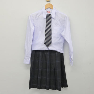 【中古】神奈川県 横浜デザイン学院 高等課程 女子制服 4点（ブレザー・シャツ・スカート）sf031393