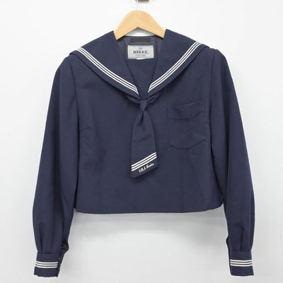 【中古】北海道 上磯中学校 女子制服 2点（セーラー服・スカート）sf031395