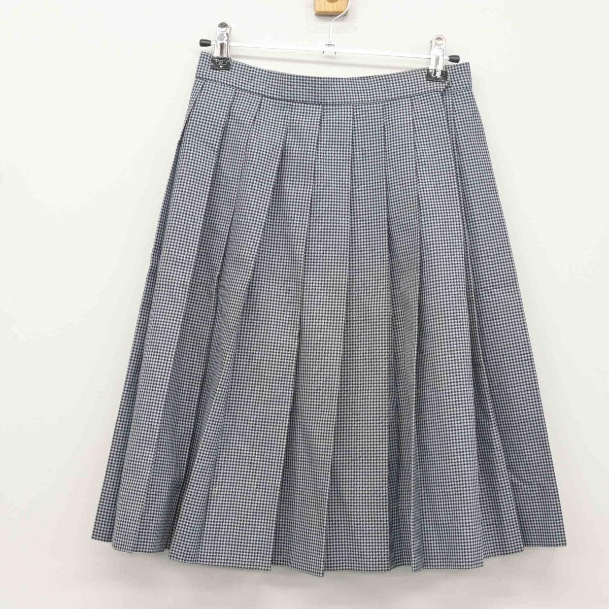 【中古】東京都 雪谷中学校 女子制服 2点（ベスト・スカート）sf031414