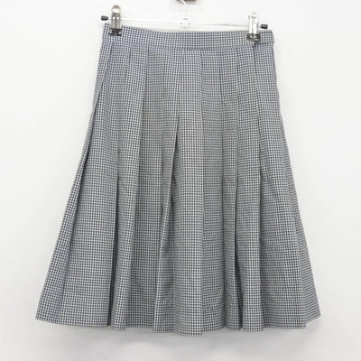 【中古】東京都 雪谷中学校 女子制服 3点（ベスト・スカート）sf031415