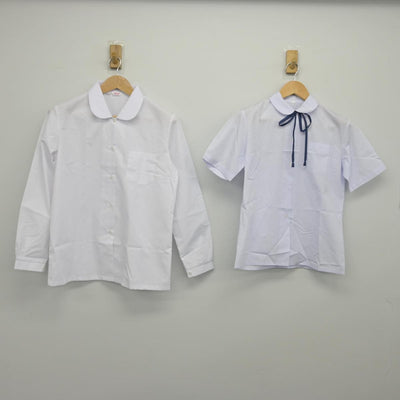 【中古】千葉県 鎌ヶ谷市立第三中学校 女子制服 4点（シャツ・シャツ・スカート）sf031418