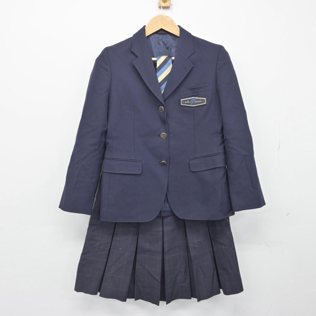 【中古】青森県 五所川原第一高等学校 女子制服 3点（ブレザー・スカート）sf031420