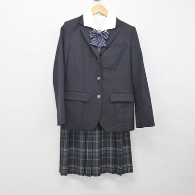 【中古】愛知県 蒲郡東高等学校 女子制服 4点（ブレザー・シャツ・スカート）sf031429