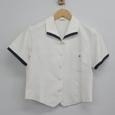 【中古】愛知県 蒲郡東高等学校 女子制服 2点（シャツ・スカート）sf031432