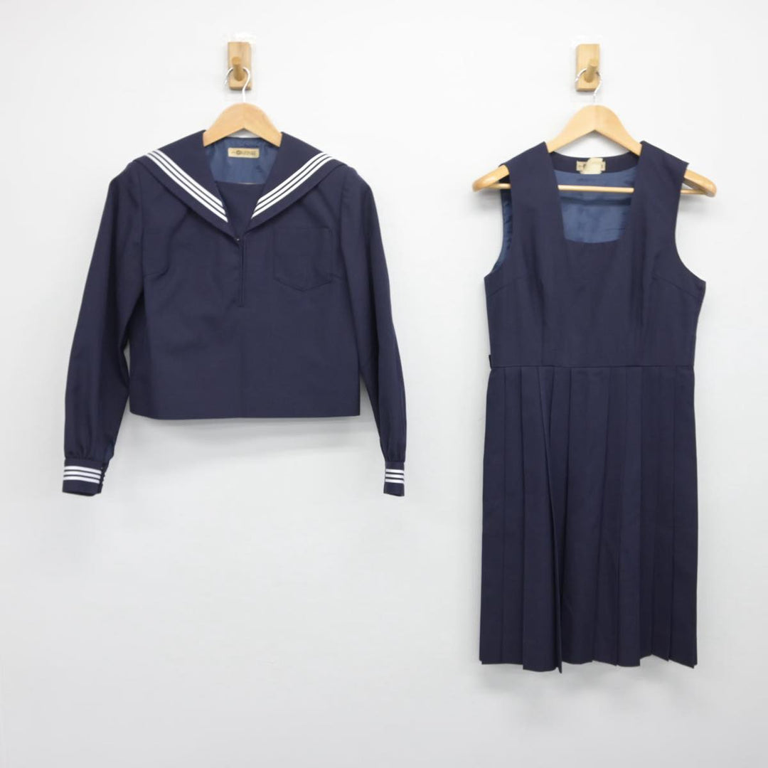 中古】茨城県 水戸第三高等学校 女子制服 3点（セーラー服・ジャンパースカート・スカート）sf031436 | 中古制服通販パレイド