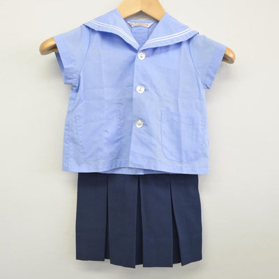 【中古】 学校名不明 女子制服 2点（セーラー服・スカート）sf031452