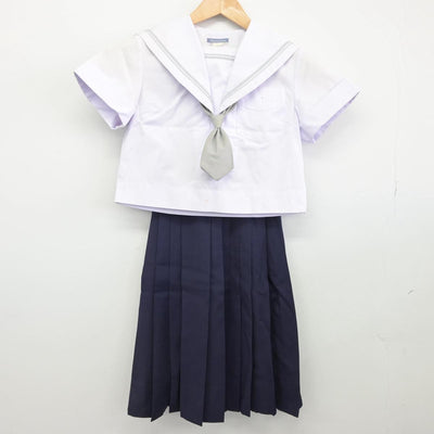 【中古】大阪府 四天王寺中学校 女子制服 3点（セーラー服・スカート）sf031456