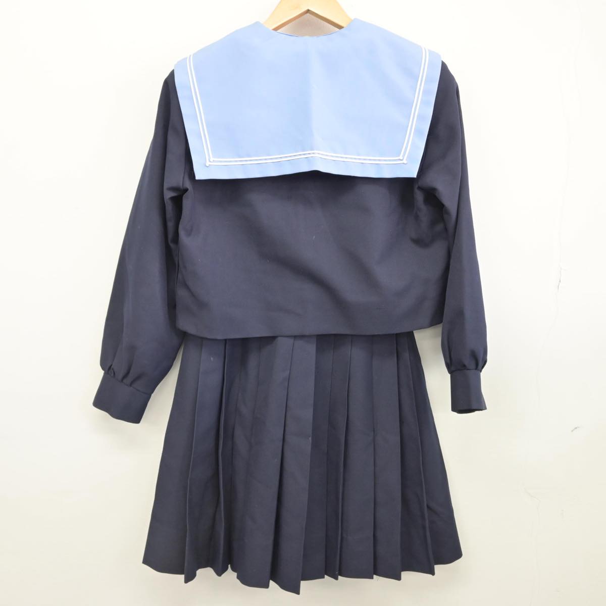 【中古】大阪府 庭代台中学校 女子制服 4点（セーラー服・スカート）sf031463