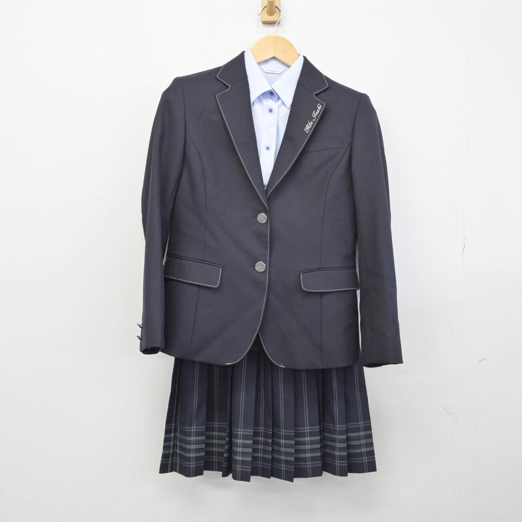 中古】神奈川県 横浜高等学校 女子制服 4点 (ブレザー・ブラウス