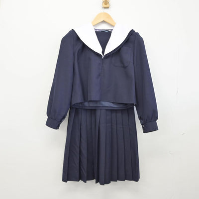 【中古】岐阜県 岐阜市立加納中学校 女子制服 2点（セーラー服・スカート）sf031480