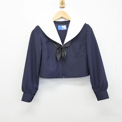 【中古】岐阜県 岐阜市立加納中学校 女子制服 3点（セーラー服・スカート）sf031481