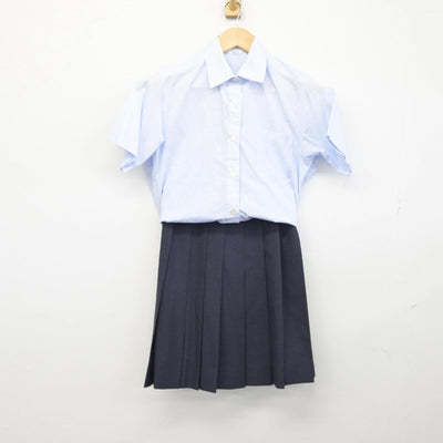 【中古】兵庫県 三田祥雲館高等学校 女子制服 2点（シャツ・スカート）sf031484