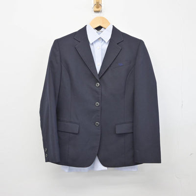 【中古】山口県 野田学園高等学校 女子制服 2点（ブレザー・シャツ）sf031486