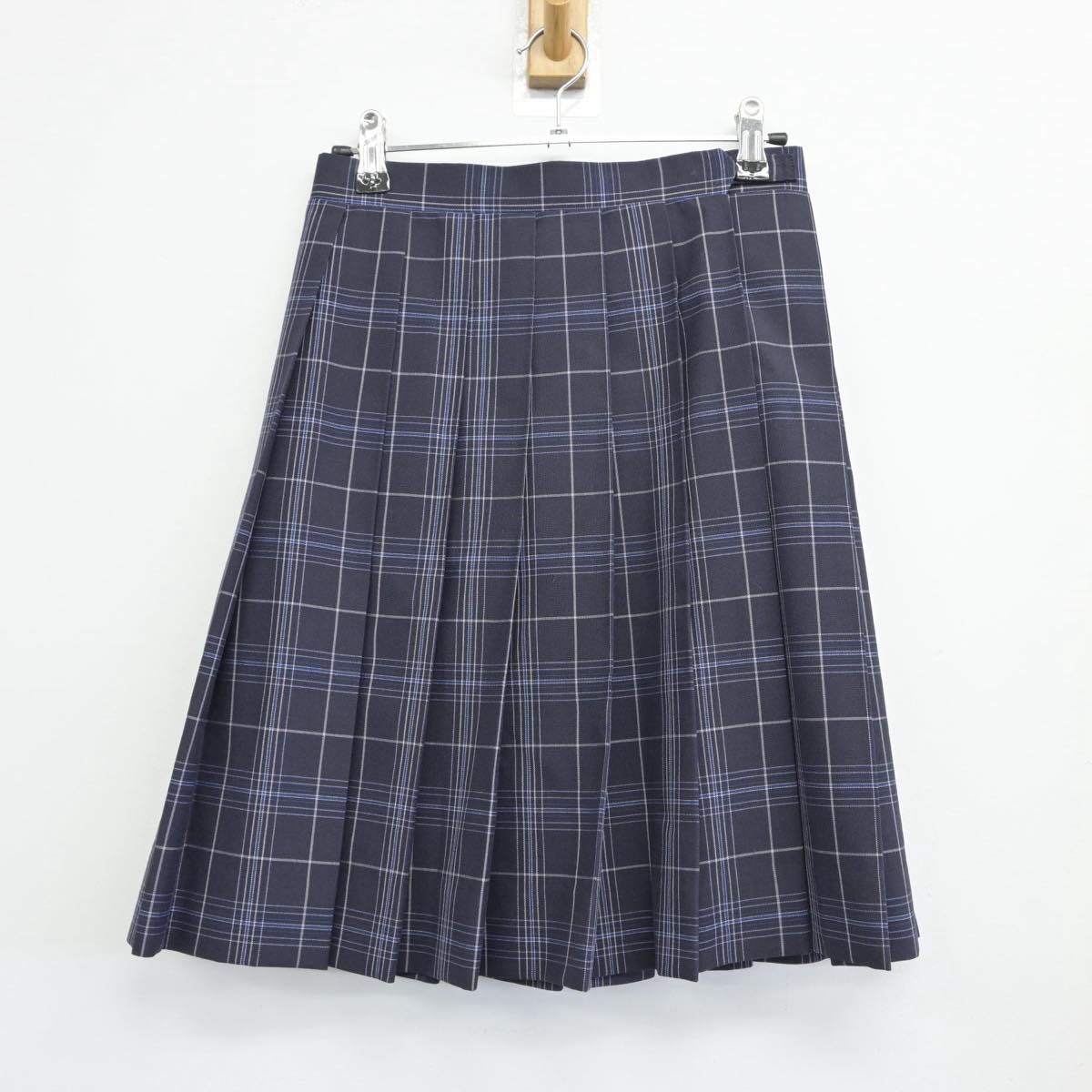 【中古】山口県 野田学園高等学校 女子制服 2点（ニットベスト・スカート）sf031487