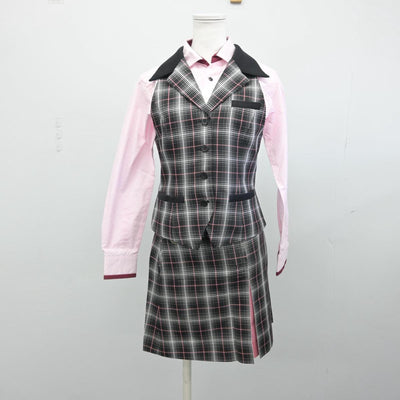 【中古】 プラザ上大岡アンドミラージュ 女子制服 3点（ベスト・シャツ・その他アイテム）sf031488