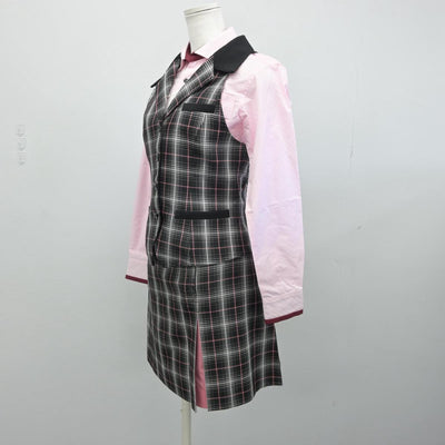 【中古】 プラザ上大岡アンドミラージュ 女子制服 3点（ベスト・シャツ・その他アイテム）sf031488