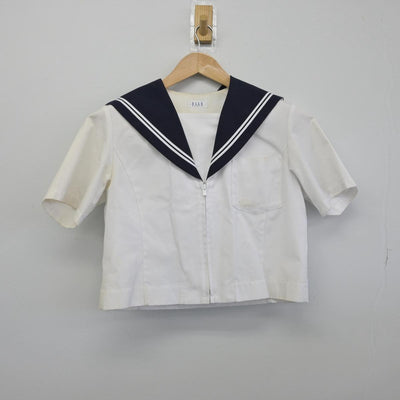 【中古】愛知県 長久手中学校 女子制服 2点（セーラー服・スカート）sf031492