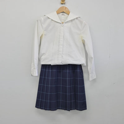 【中古】岐阜県 岐阜私立富田高等学校 女子制服 2点（シャツ・スカート）sf031500