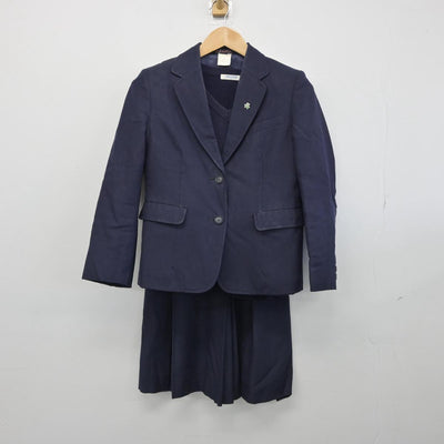 【中古】埼玉県 伊奈学園総合高等学校 女子制服 4点（ブレザー・ニット・ベスト・スカート）sf031507