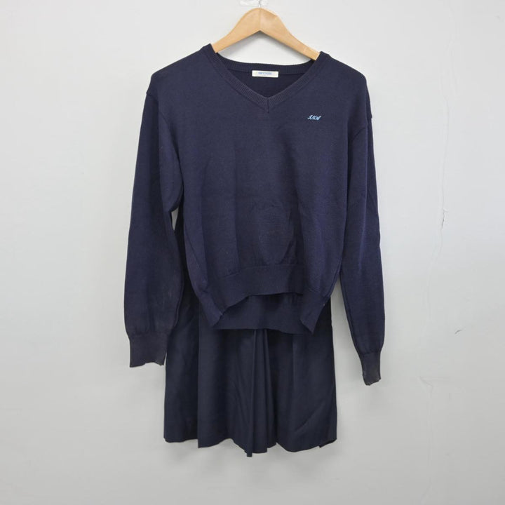 エンフォルド　ふふ軽井沢　制服　ベスト　Sサイズ 中古】埼玉県 所沢商業高等学校 女子制服 2点 (ニットベスト