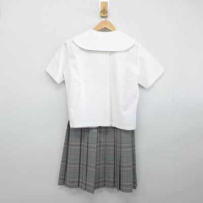 【中古】熊本県 水俣高等学校 女子制服 2点（セーラー服・スカート）sf031537