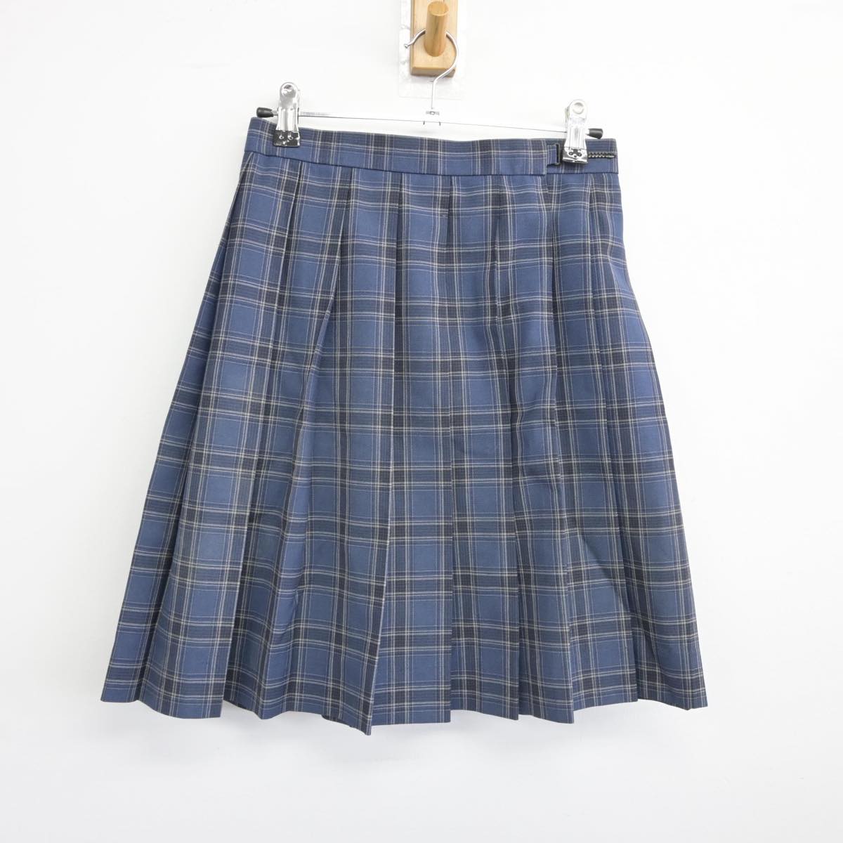 【中古】京都府 開睛小中学校 女子制服 2点（シャツ・スカート）sf031546