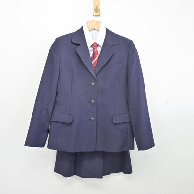 【中古】東京都 日比谷高等学校 女子制服 5点（ブレザー・ベスト・シャツ・スカート）sf031549