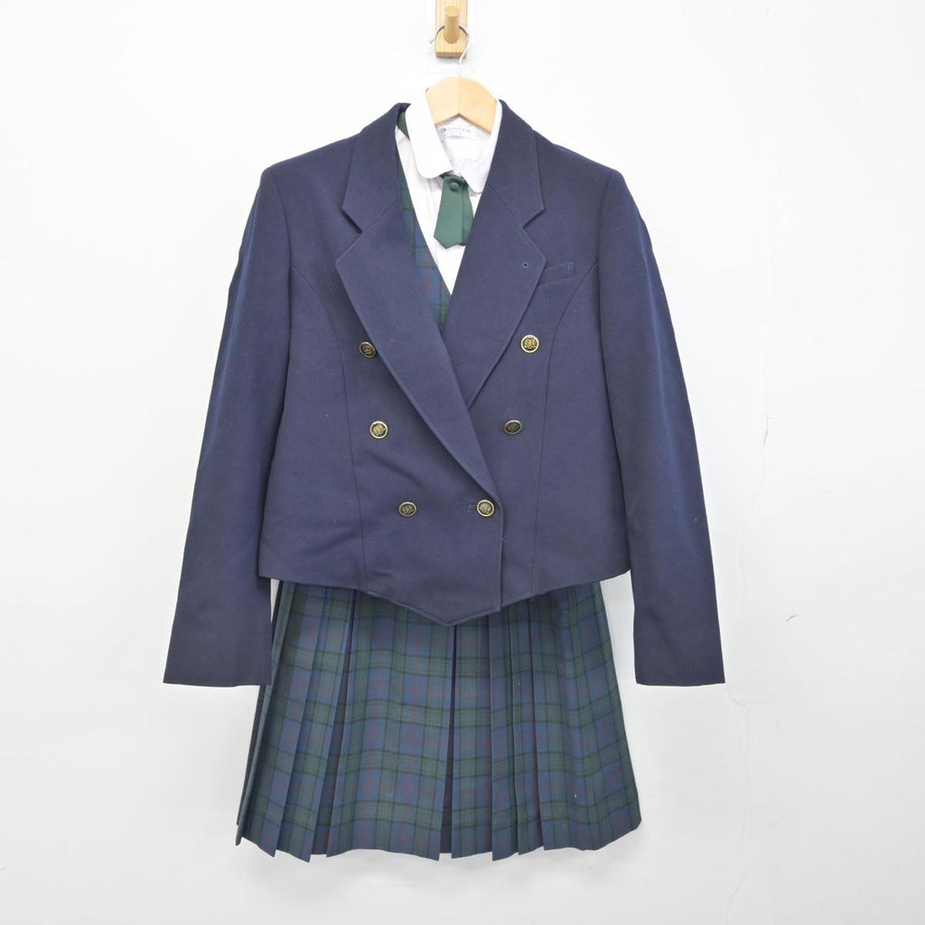 【中古】京都府 福知山私立淑徳高等学校 女子制服 5点（ブレザー・ベスト・シャツ・スカート）sf031559 | 中古制服通販パレイド