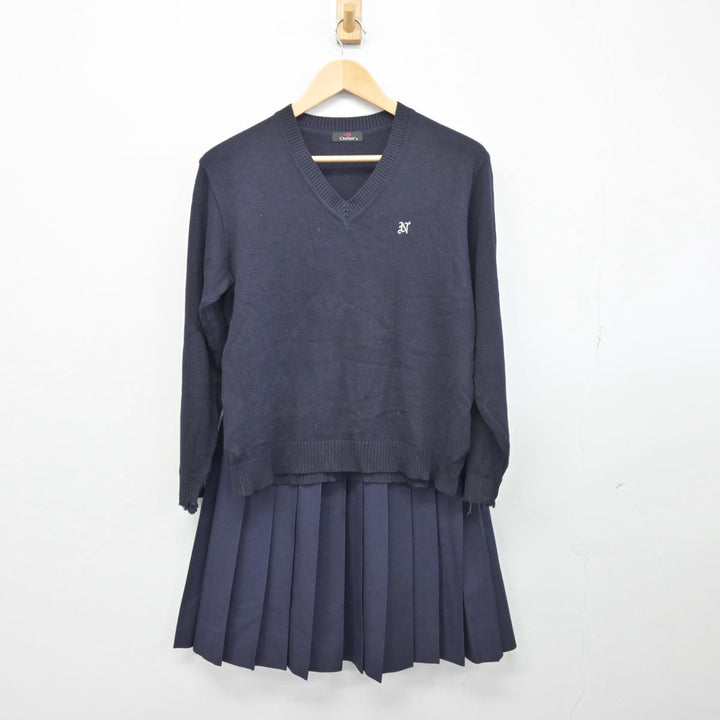 【中古】石川県 金沢西高等学校 女子制服 4点（ブレザー・ニット・スカート）sf031566 | 中古制服通販パレイド