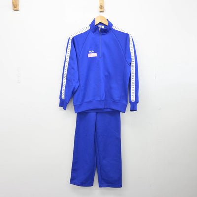 【中古】石川県 金沢西高等学校 女子制服 2点（ジャージ 上・ジャージ 下）sf031567