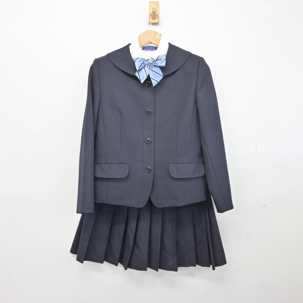 【中古】大阪府 泉北高等学校 女子制服 5点（ブレザー・ニット・シャツ・スカート）sf031572