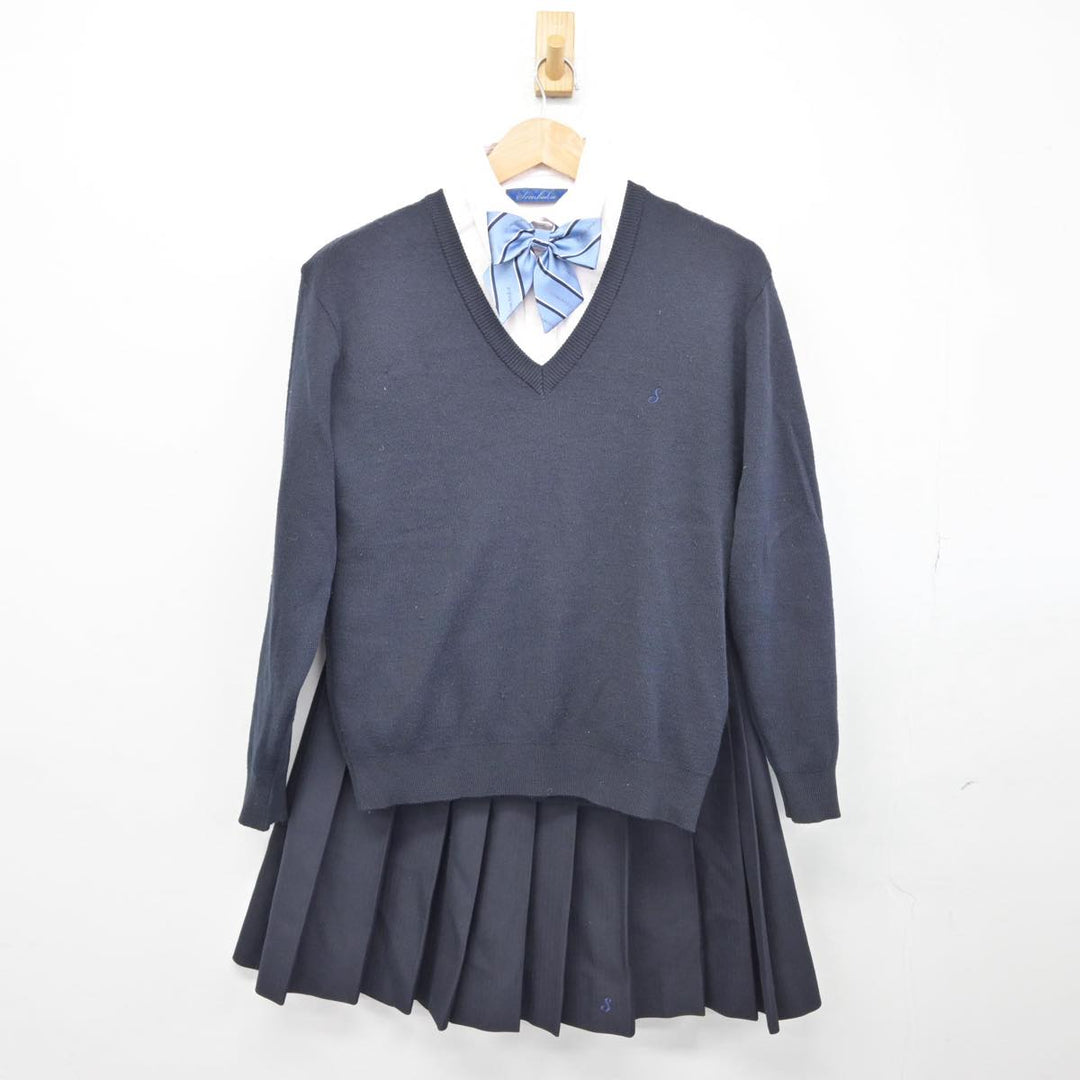 中古】大阪府 泉北高等学校 女子制服 5点（ブレザー・ニット・シャツ・スカート）sf031572 | 中古制服通販パレイド