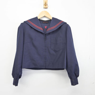 【中古】大阪府 津久野中学校 女子制服 1点（セーラー服）sf031581