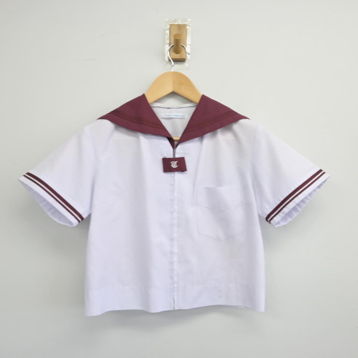 【中古】大阪府 津久野中学校 女子制服 2点（セーラー服）sf031588