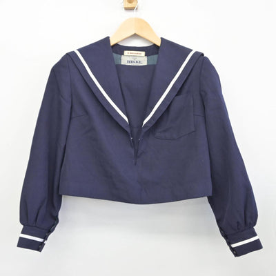 【中古】愛知県 金城学院中学校・高等学校 女子制服 2点（セーラー服・スカート）sf031596